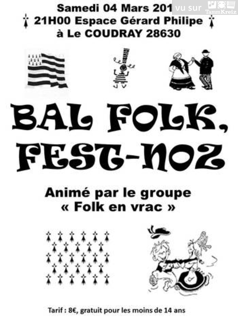 Fest-Noz/Bal folk à Le Coudray 