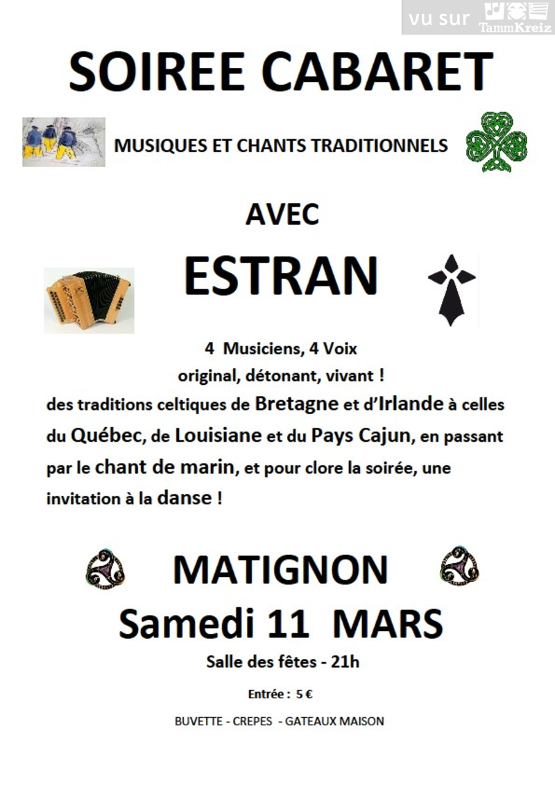 Cabaret/Fest-noz à Matignon