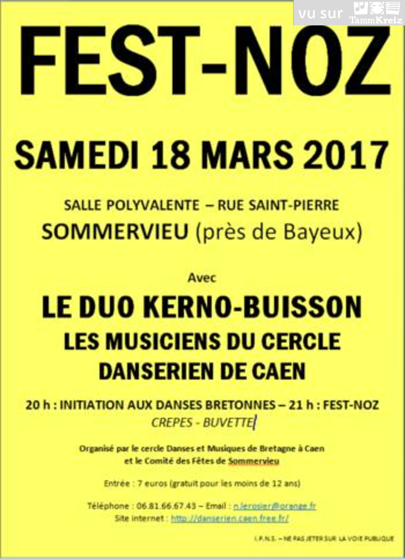 Fest Noz à Sommervieu