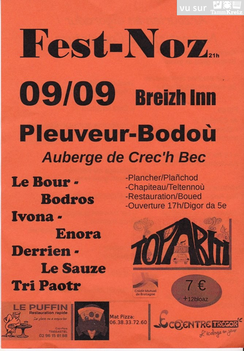 Fest Noz à Pleumeur-Bodou