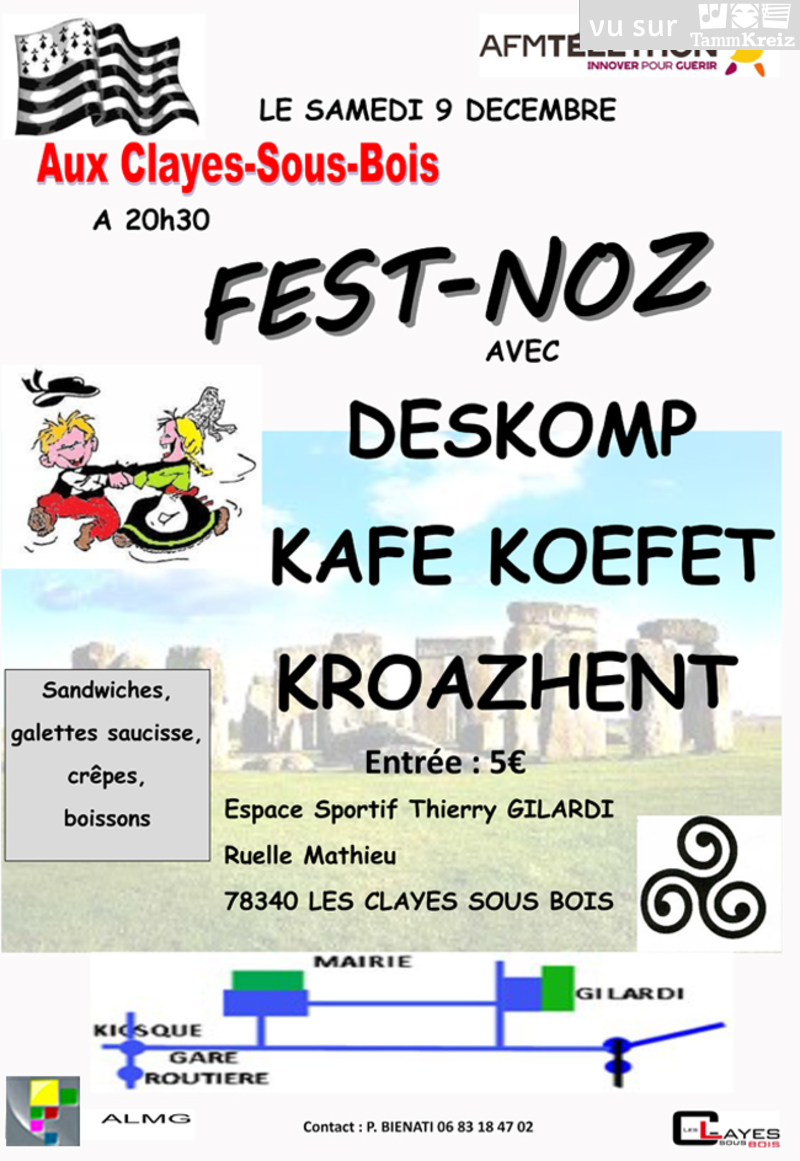 Fest Noz à Les Clayes-sous-Bois