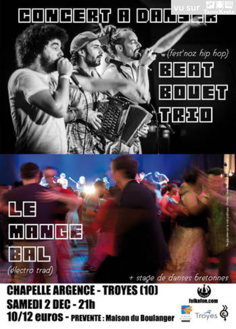 Concert et Fest-Noz à Troyes