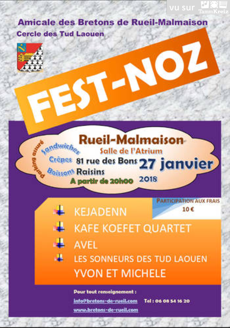 Fest Noz à Rueil-Malmaison