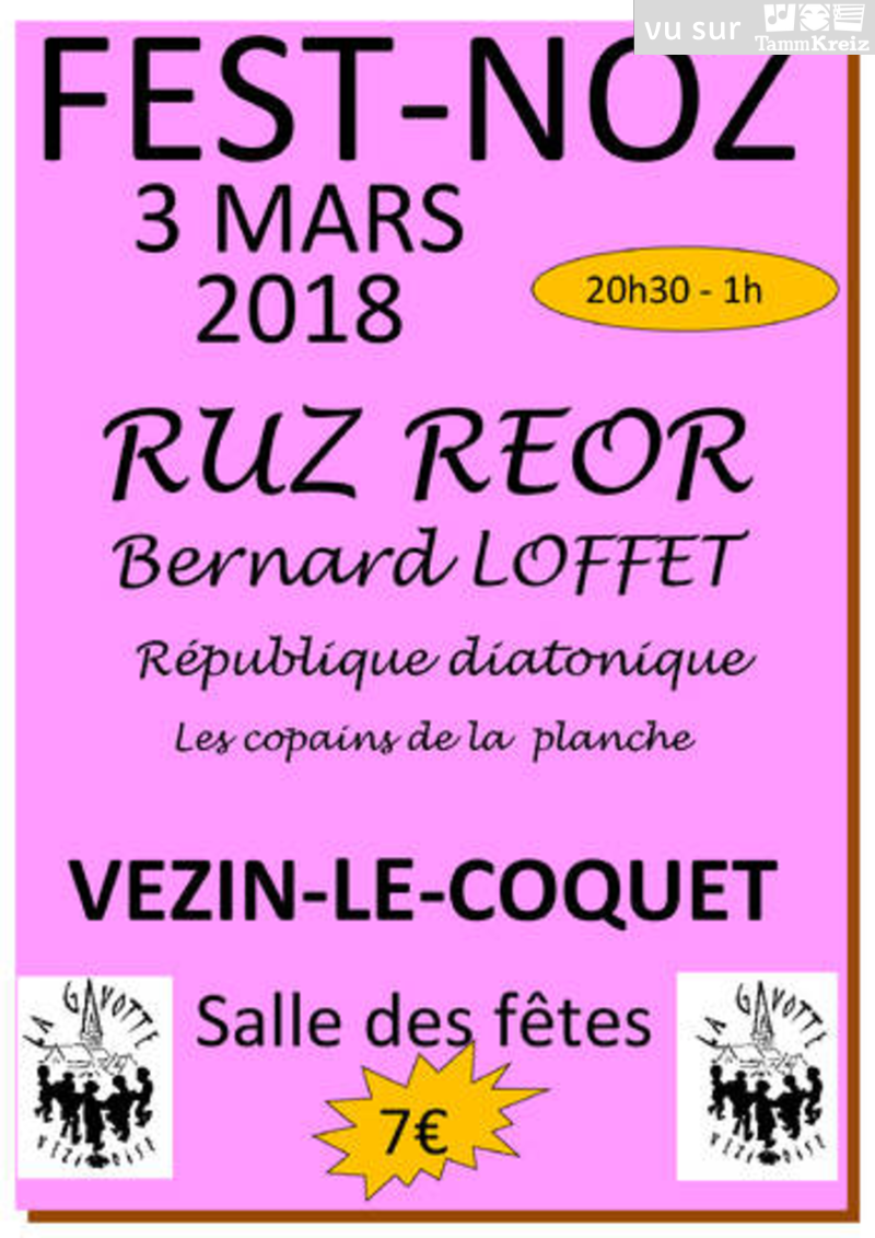 Fest Noz à Vezin-le-Coquet