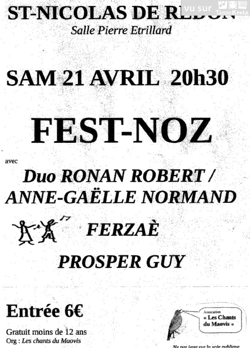 Fest Noz&nbsp;à&nbsp;Saint-Nicolas-de-Redon