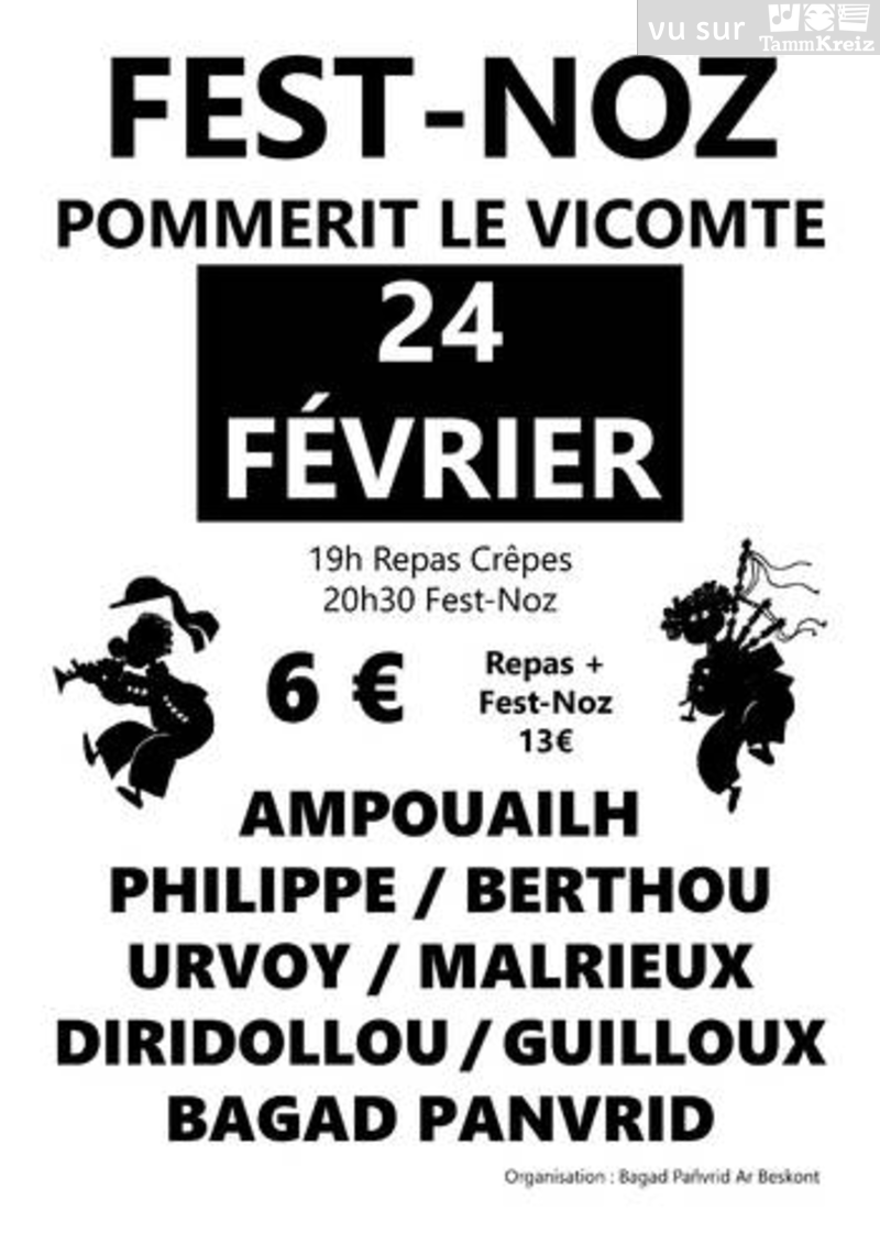 Fest Noz à Pommerit-le-Vicomte