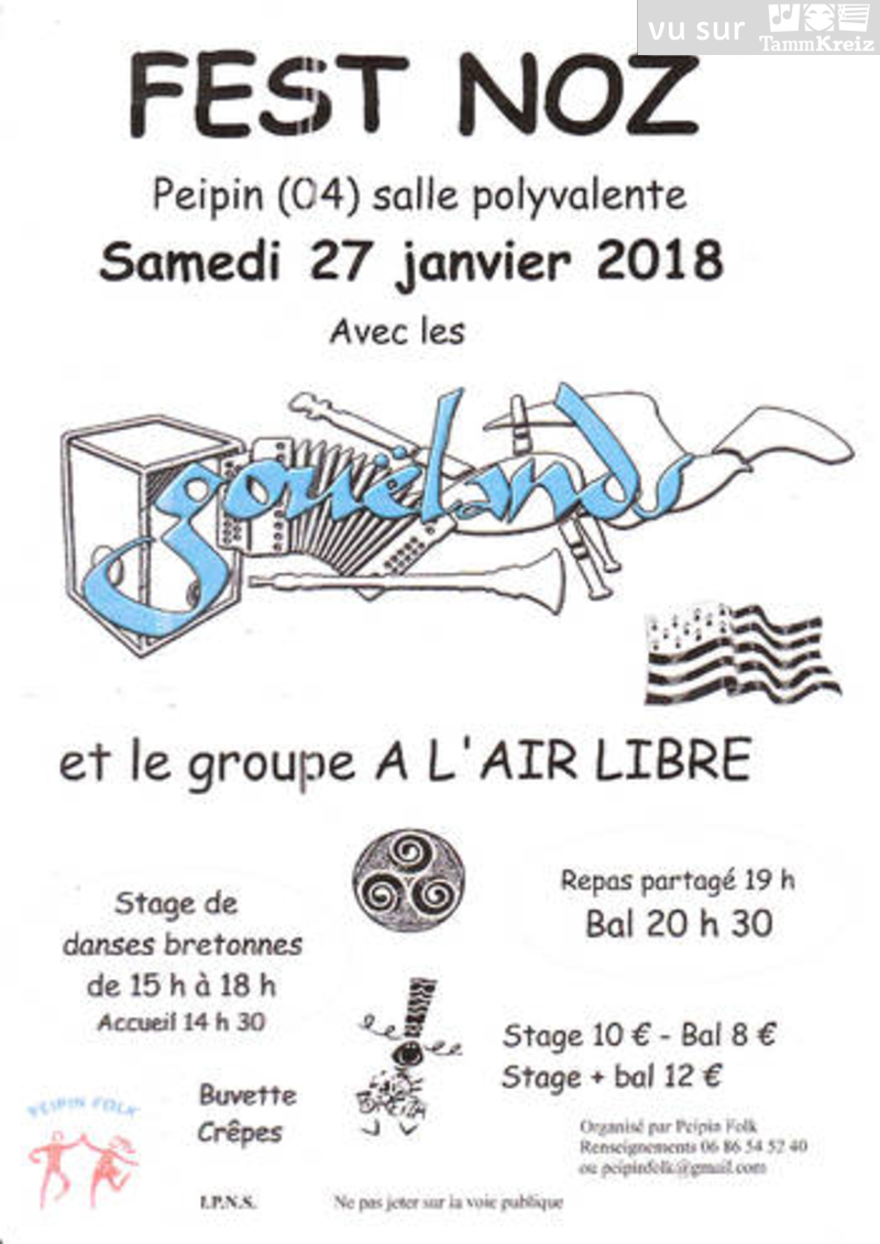 Fest Noz&nbsp;à&nbsp;Peipin