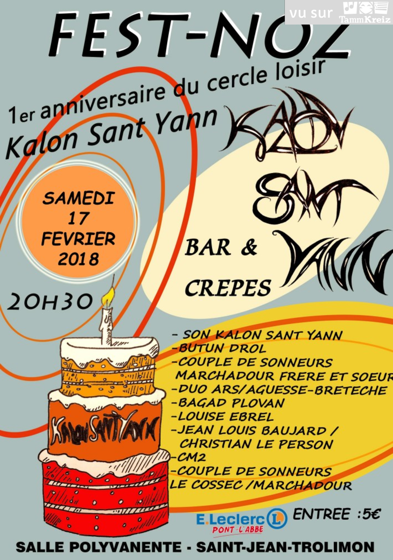 Fest Noz&nbsp;à&nbsp;Saint-Jean-Trolimon