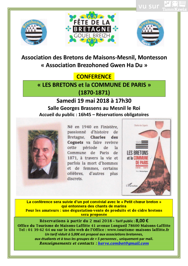 Conférence à Le Mesnil-le-Roi