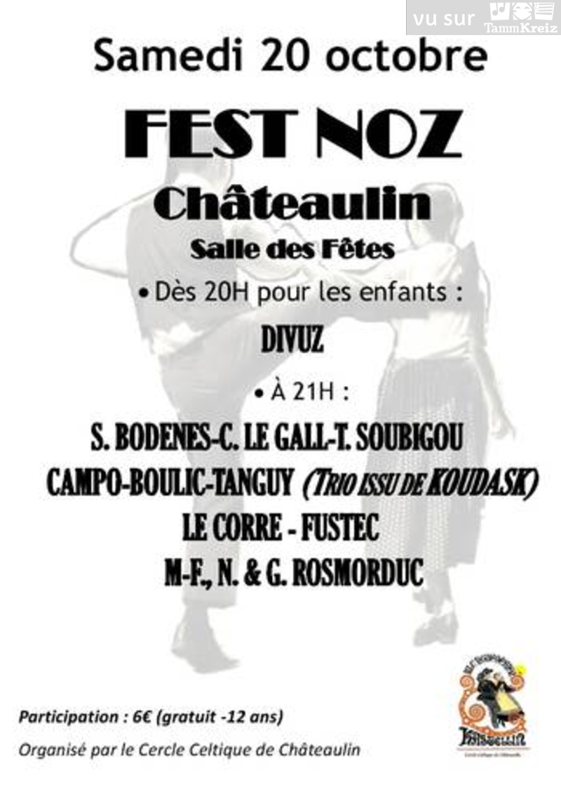 Fest Noz&nbsp;à&nbsp;Chateaulin