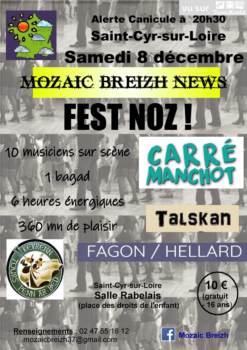 Fest Noz&nbsp;à&nbsp;Saint-Cyr-sur-Loire
