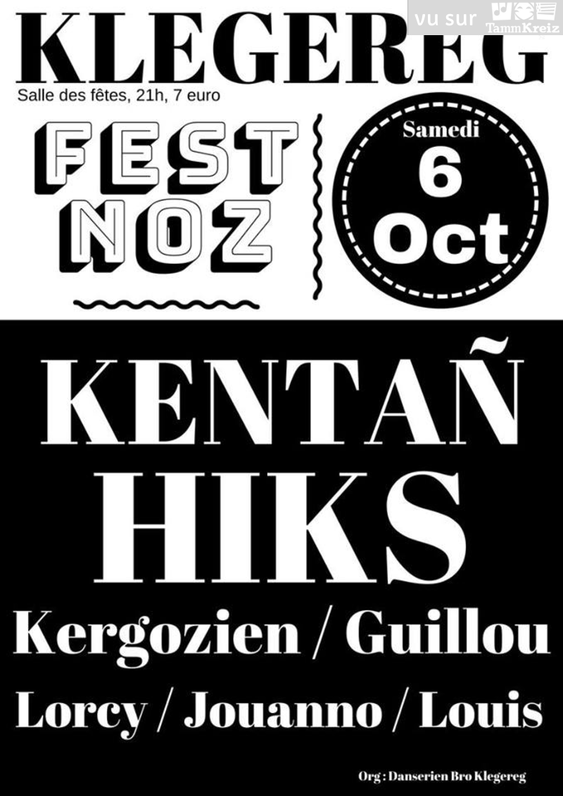 Fest Noz à Cléguérec
