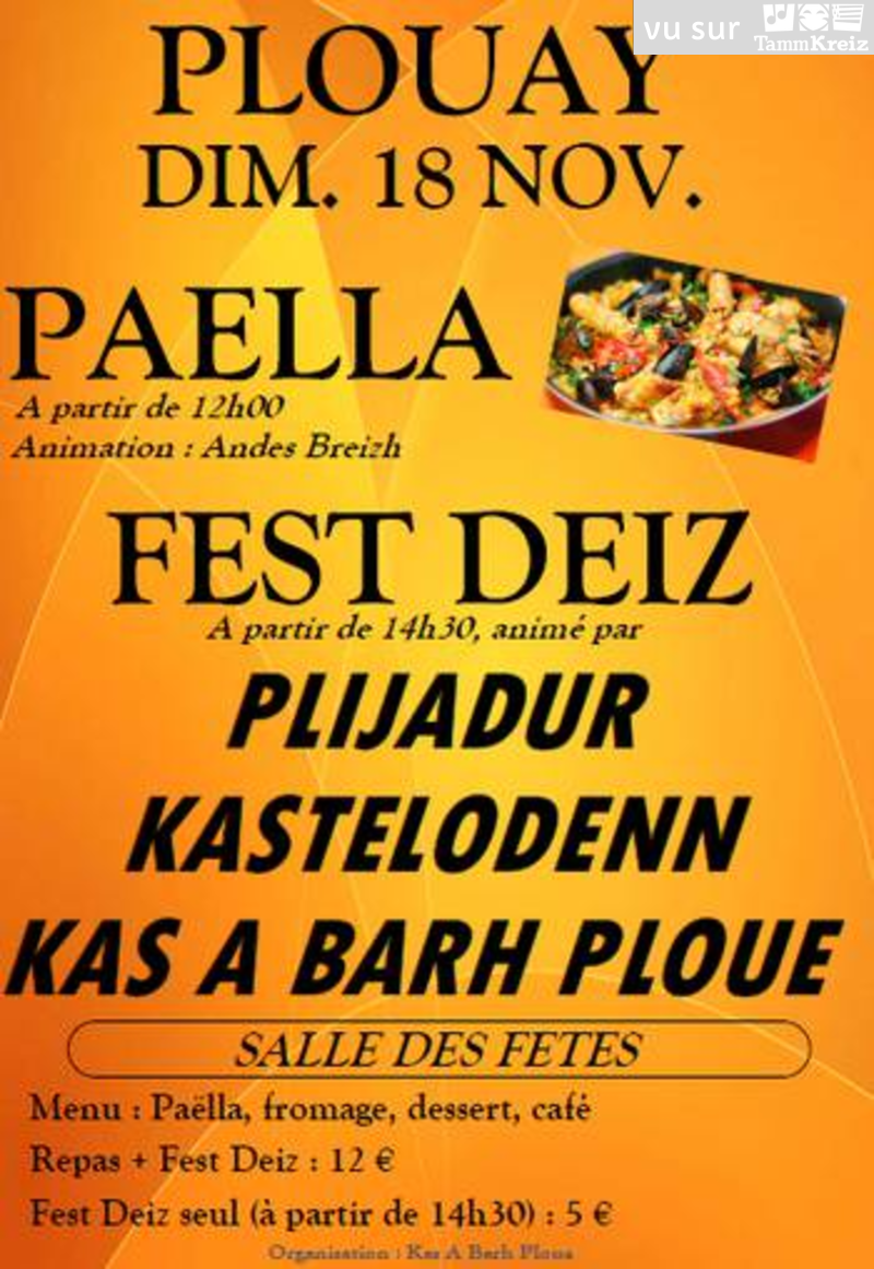 Fest Deiz à Plouay