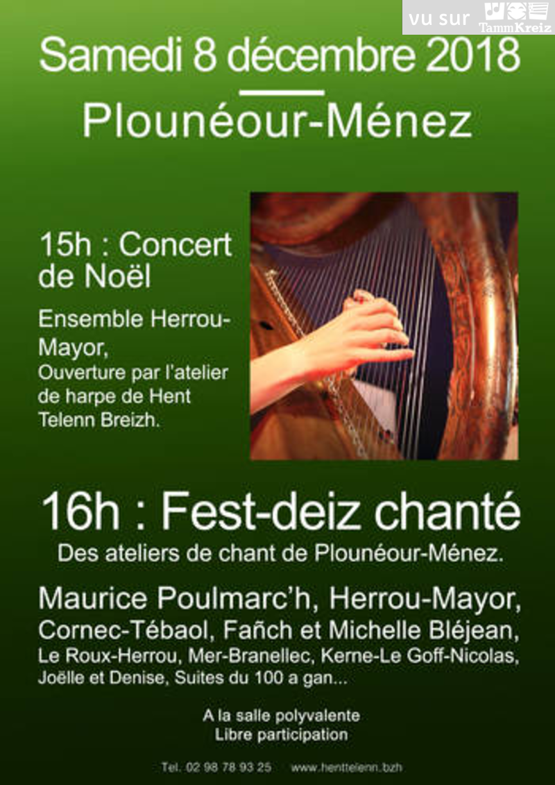 Concert et Fest-Deiz à Plounéour-Ménez