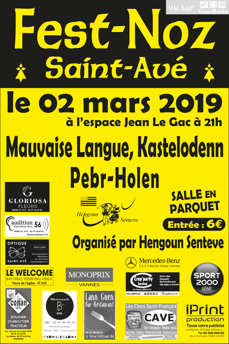 Fest Noz&nbsp;à&nbsp;Saint-Avé