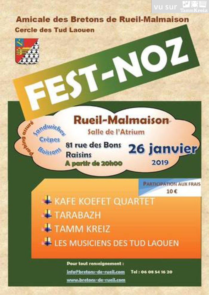 Fest Noz à Rueil-Malmaison
