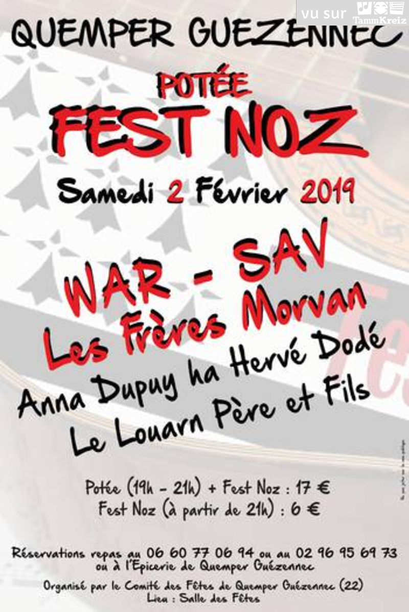 Fest Noz à Quemper-Guézennec