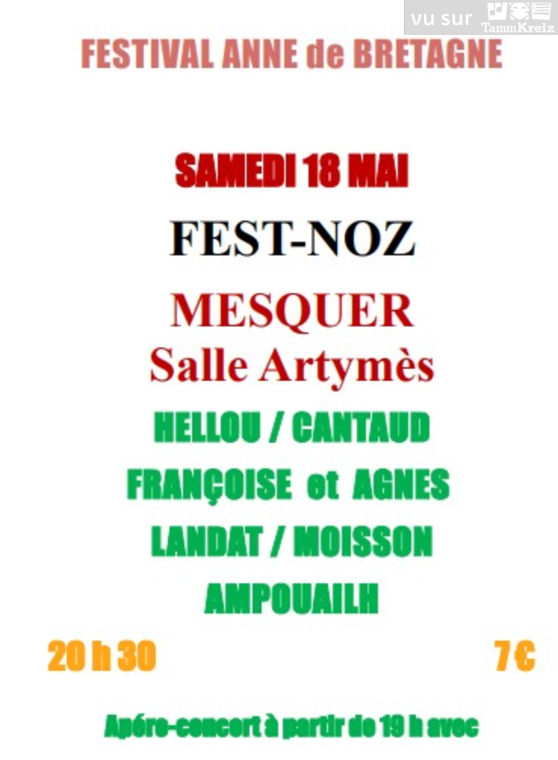 Fest Noz à Mesquer-Quimiac