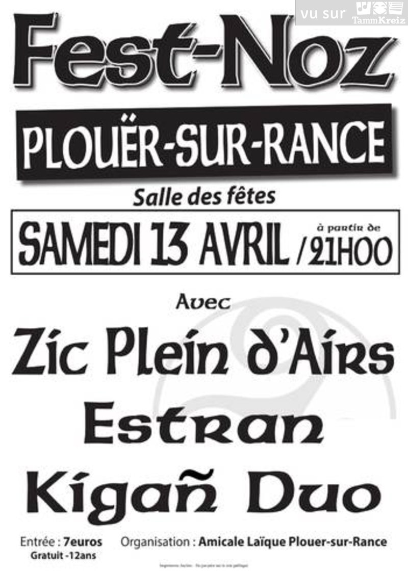 Fest Noz à Plouër-sur-Rance