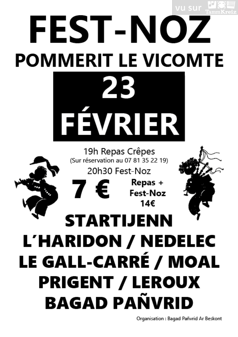 Fest Noz à Pommerit-le-Vicomte