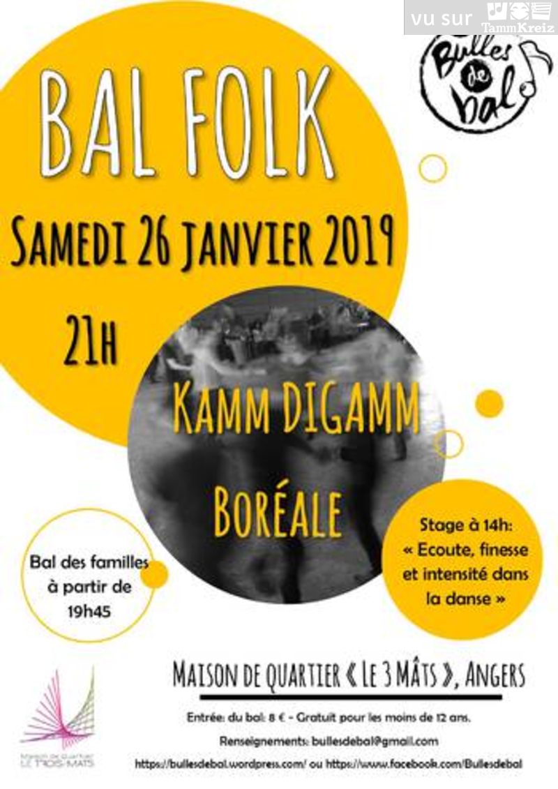 Fest-Noz/Bal folk à Angers