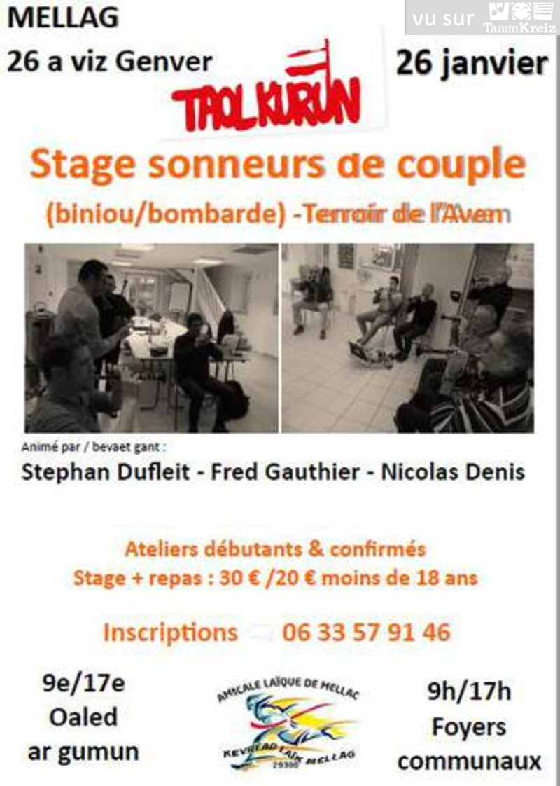 Stage à Mellac