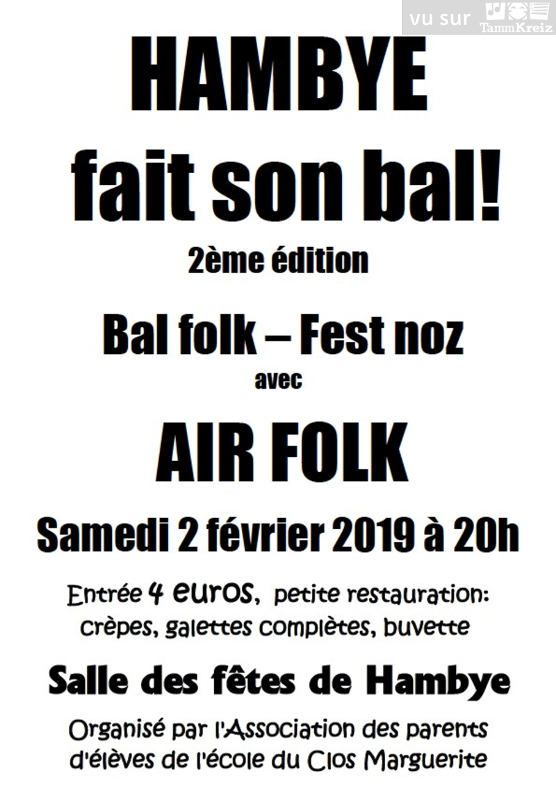 Fest-Noz/Bal folk à Hambye