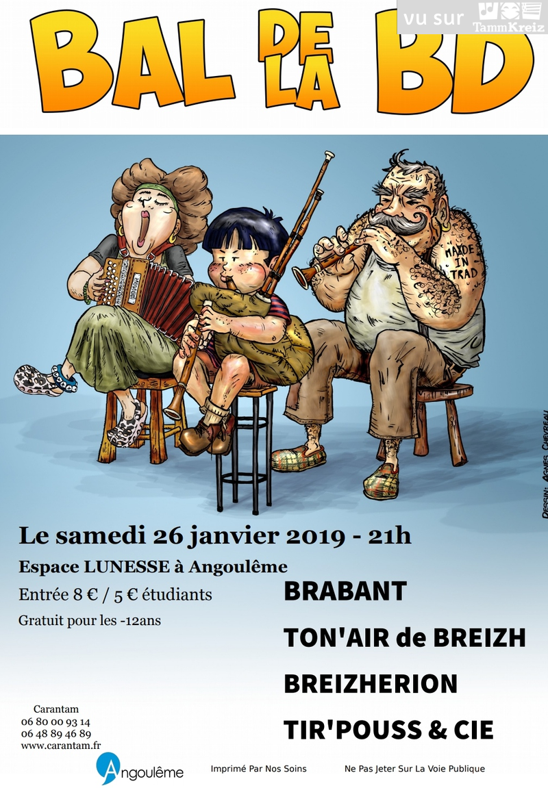 Fest-Noz/Bal folk à Angoulême