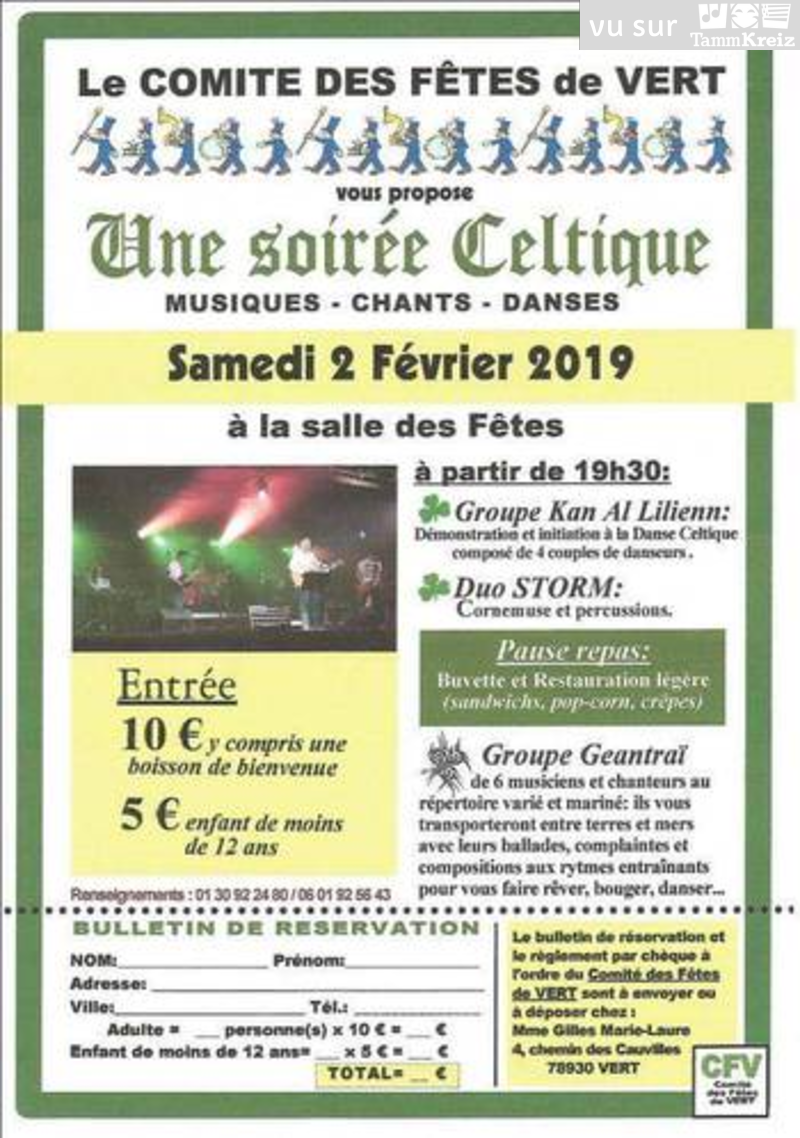 Concert et spectacle à Vert
