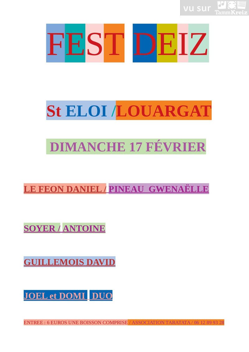 Fest Deiz à Louargat