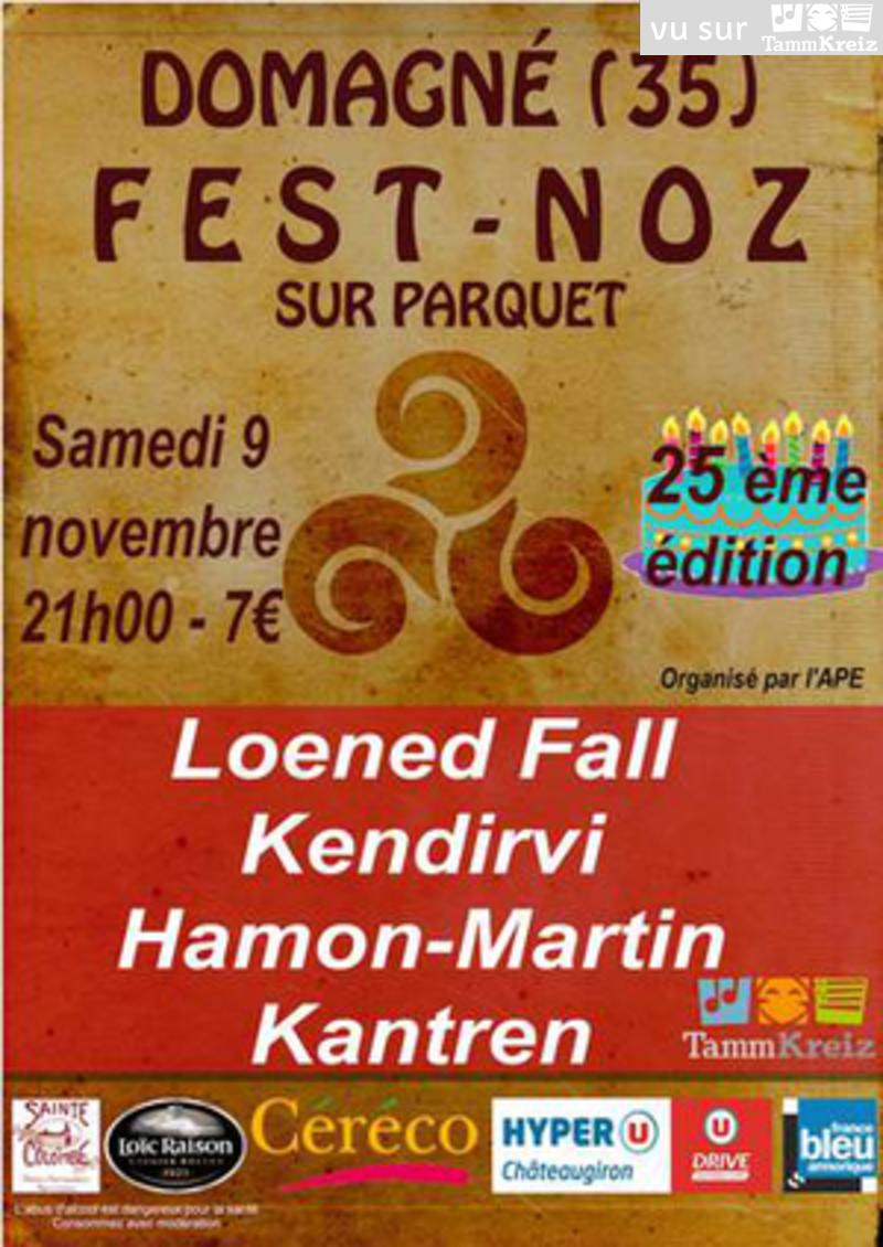 Fest Noz&nbsp;à&nbsp;Domagné