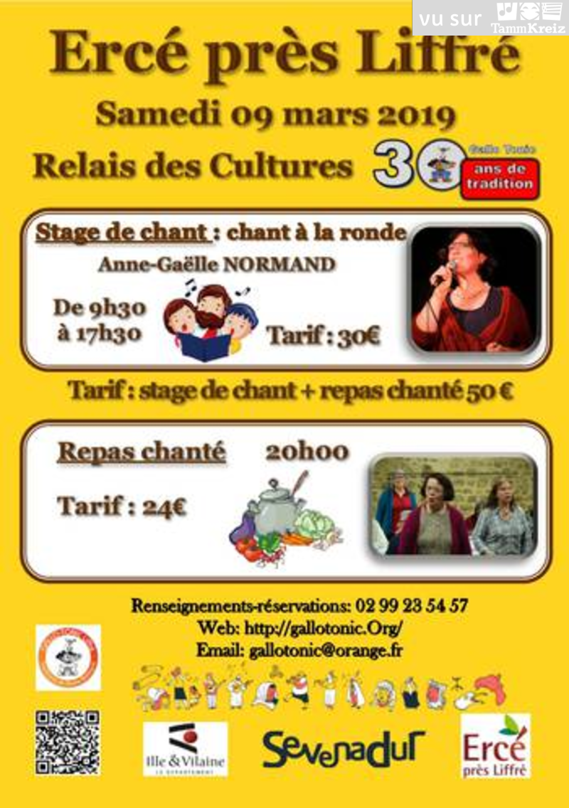 Stage à Ercé-près-Liffré