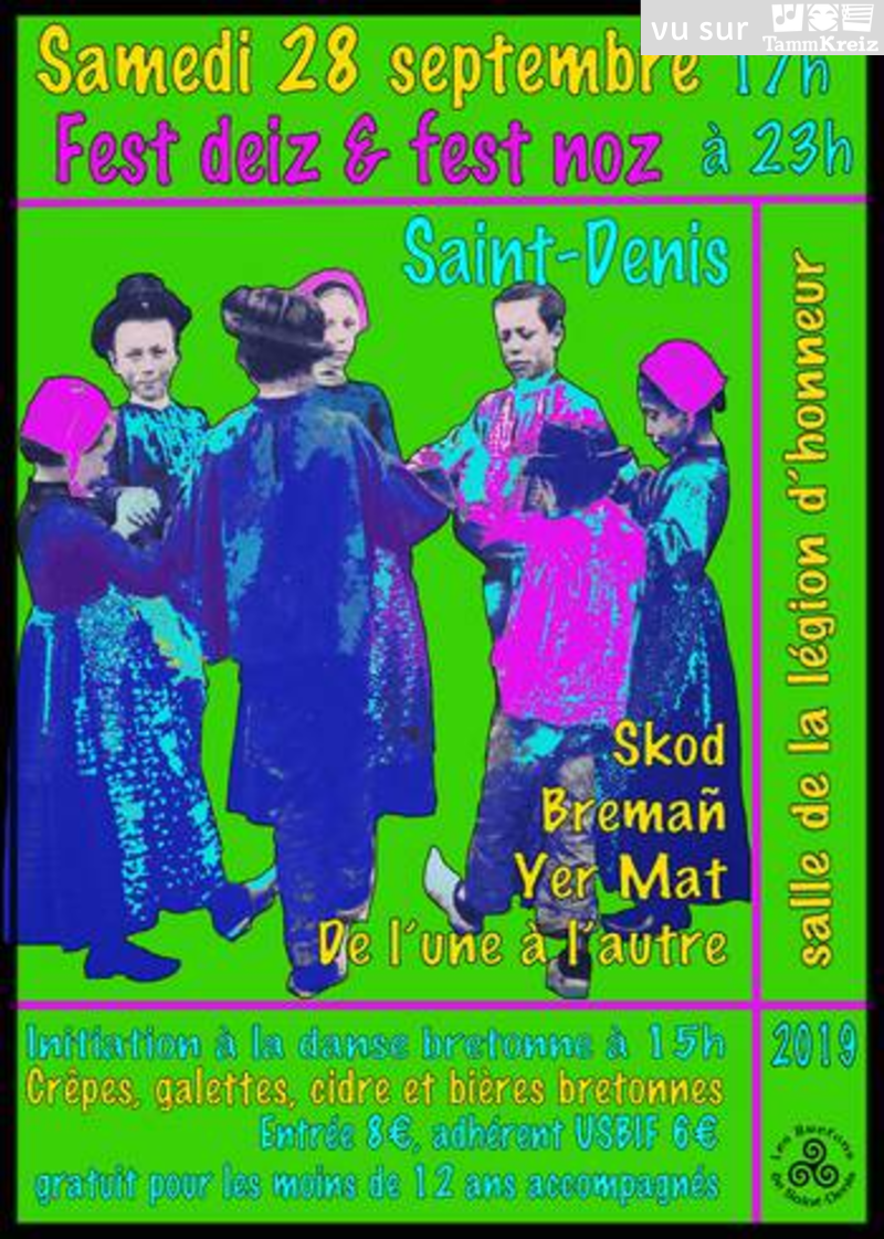 Fest-deiz ha noz à Saint-Denis