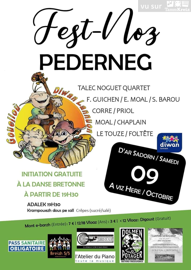Fest Noz&nbsp;à&nbsp;Pédernec