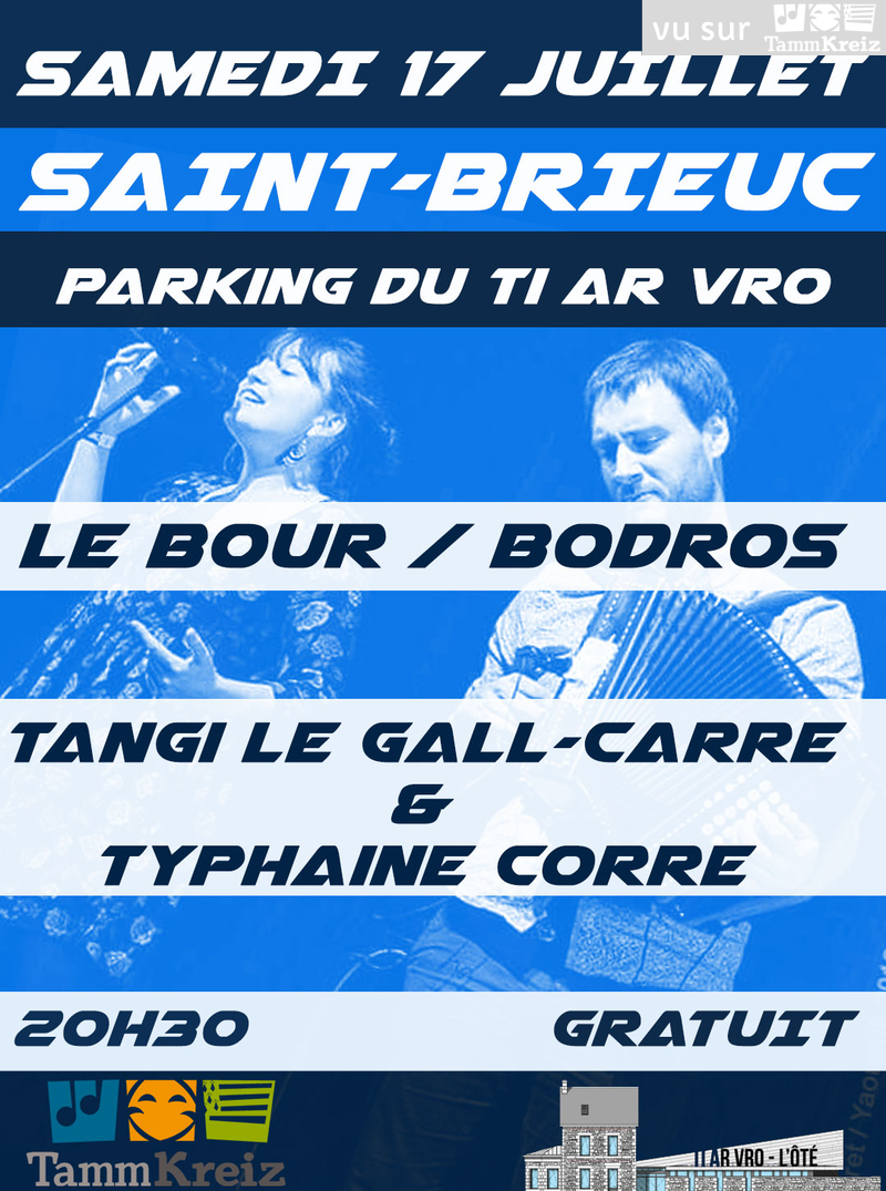Concert et Fest-Noz&nbsp;à&nbsp;Saint-Brieuc