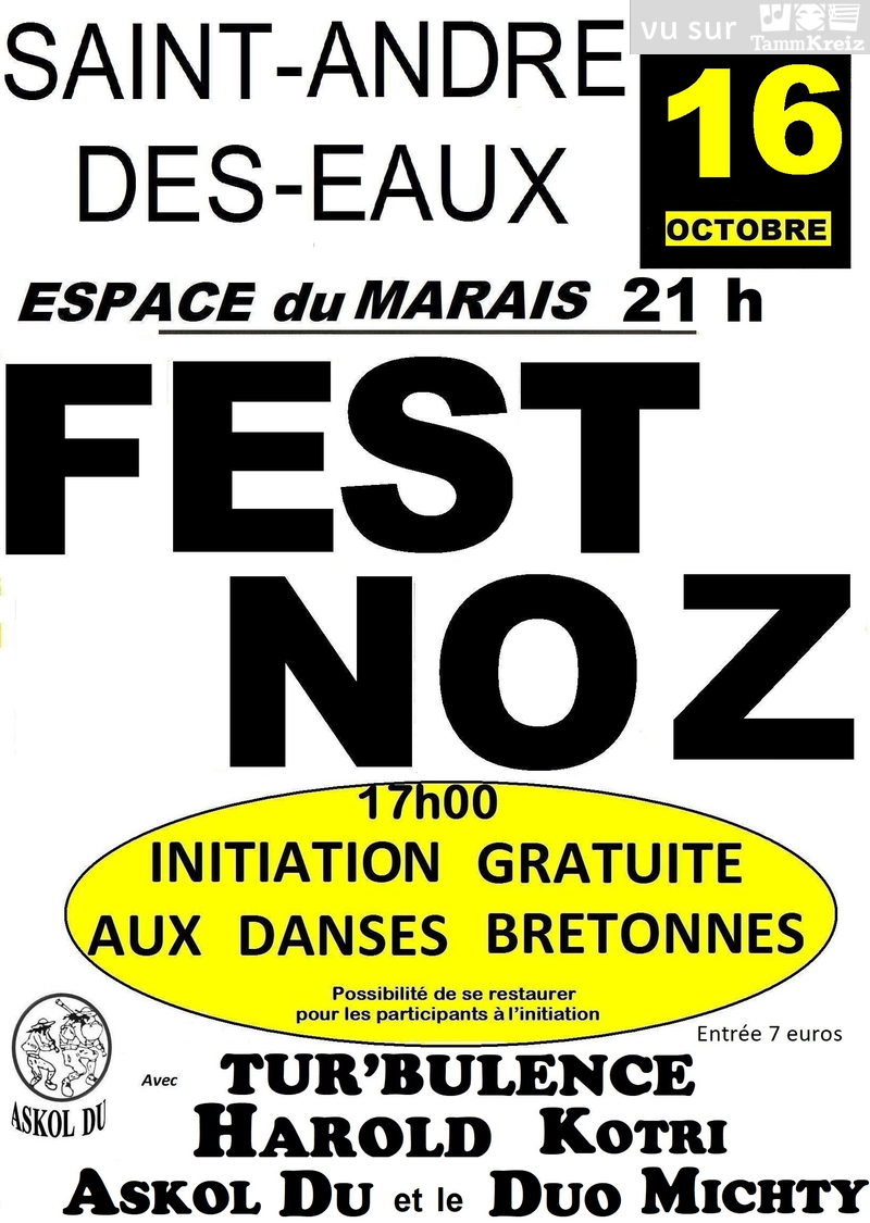Fest Noz à Saint-André-des-eaux