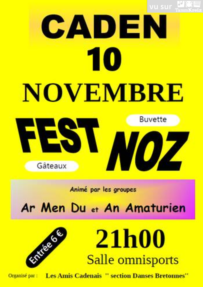 Fest Noz&nbsp;à&nbsp;Caden