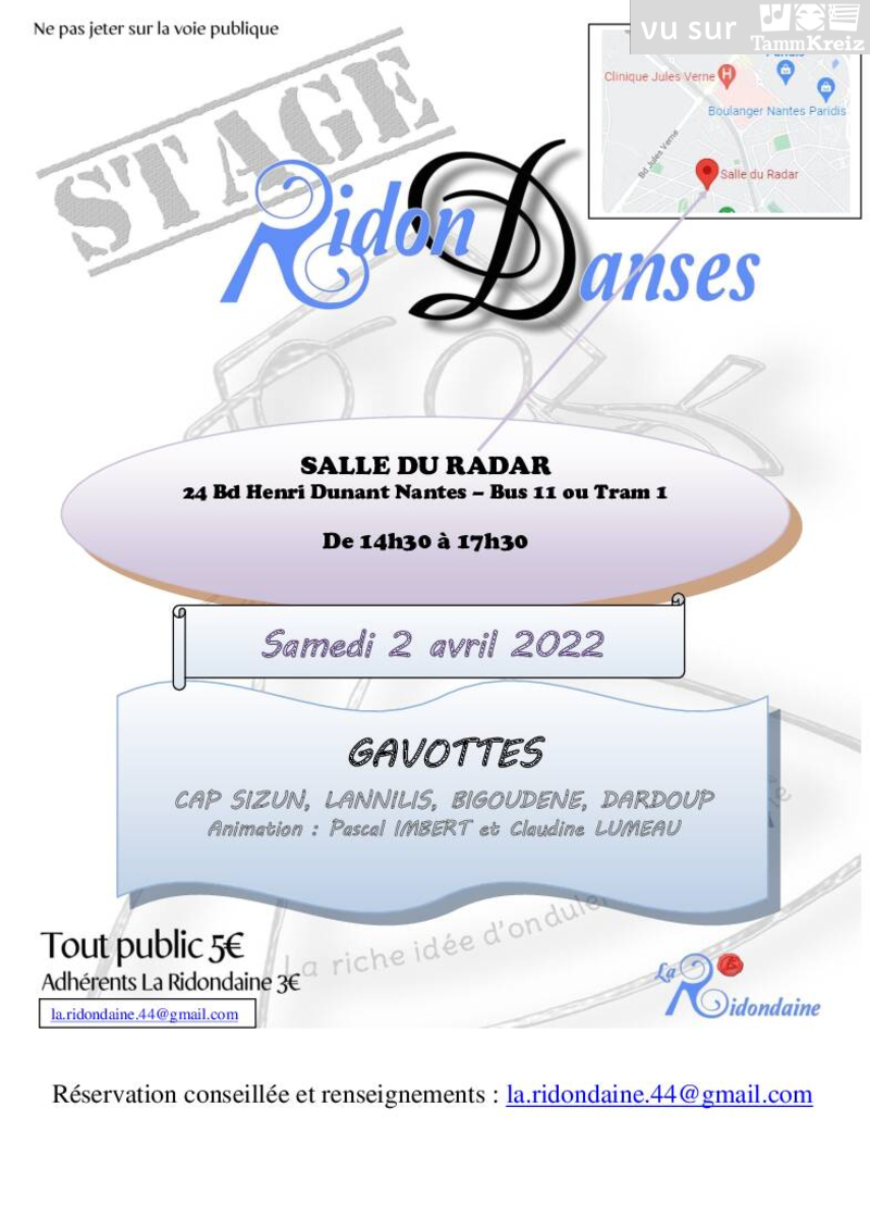 Stage à Nantes