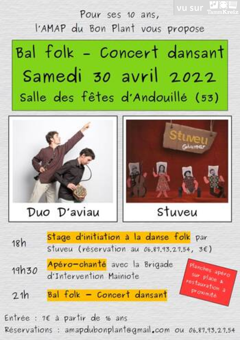 Fest-Noz/Bal folk à Andouillé