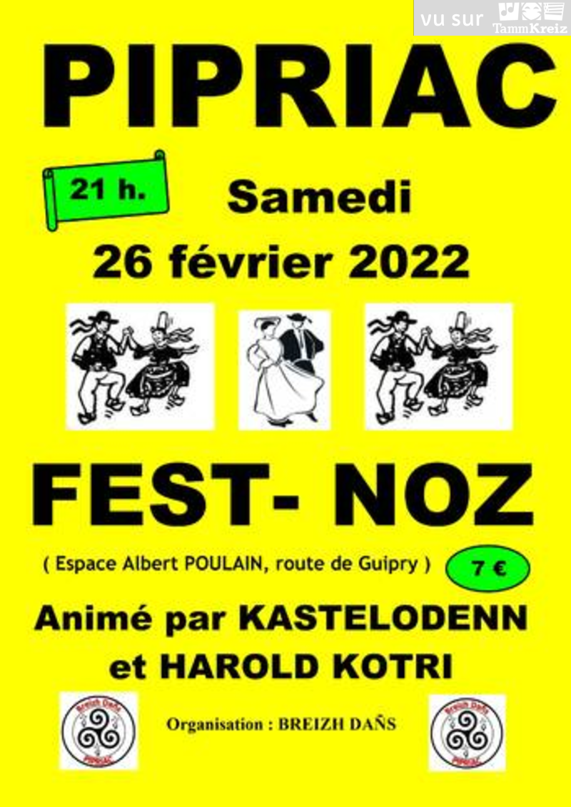 Fest Noz à Pipriac