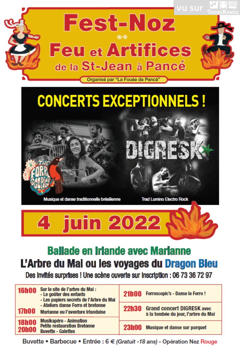 Concert et Fest-Noz à Pancé