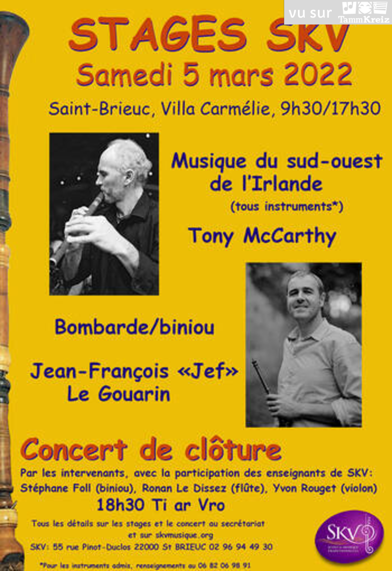 Stage à Saint-Brieuc