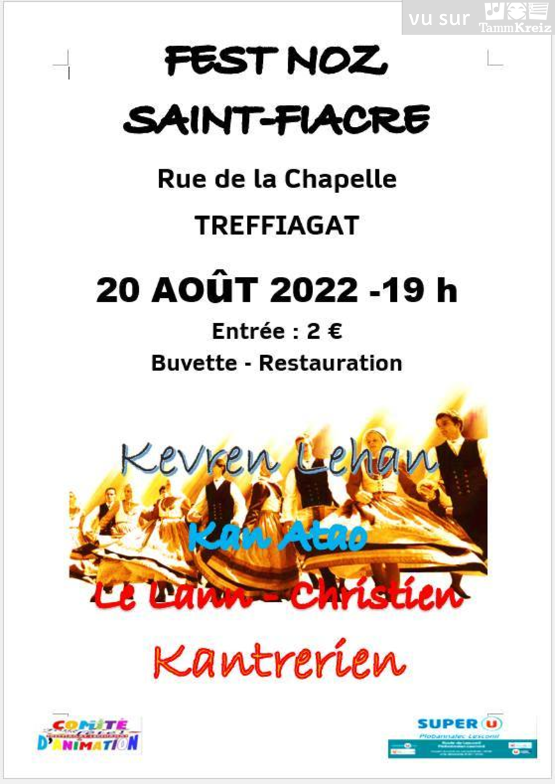 Fest Noz&nbsp;à&nbsp;Tréffiagat