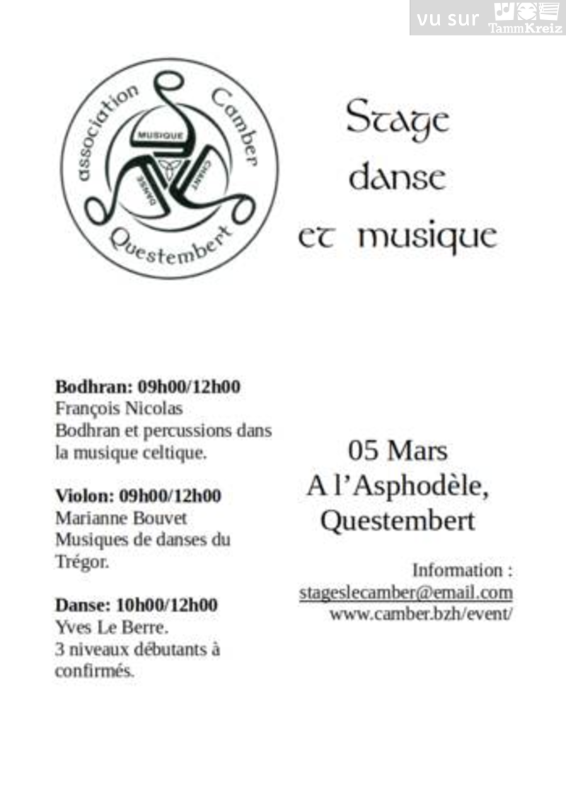 Stage à Questembert