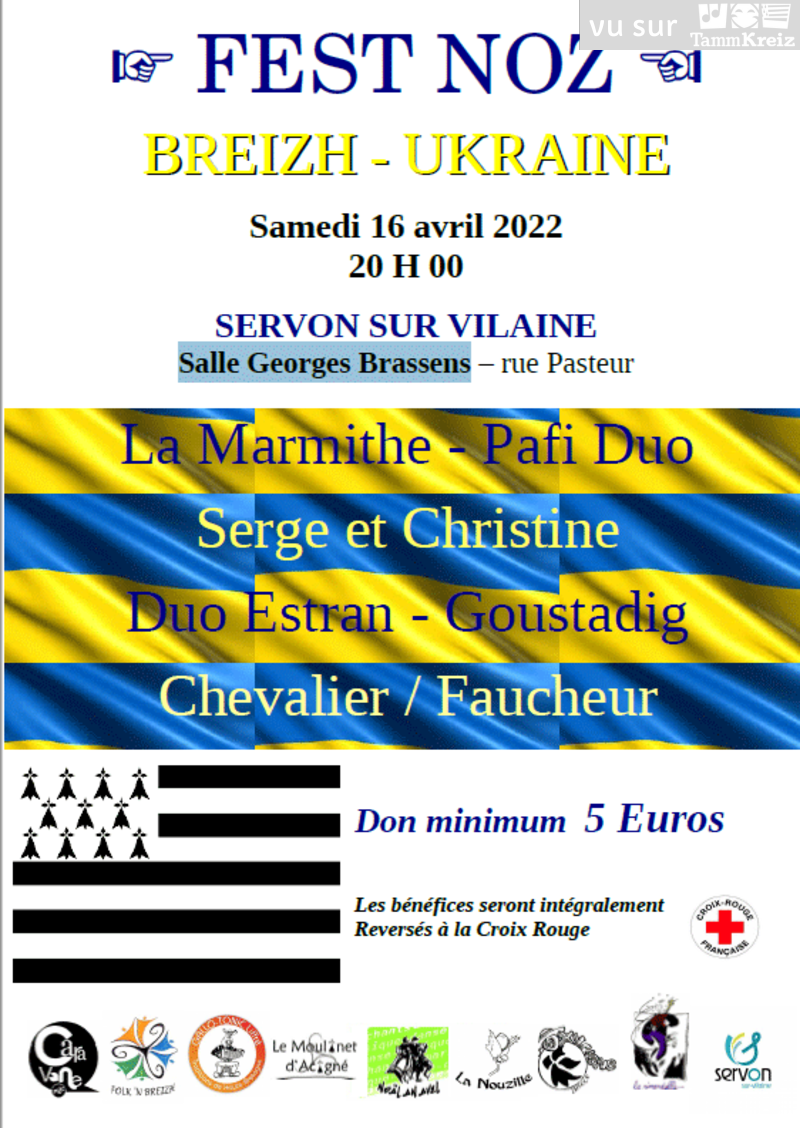 Fest Noz à Servon-sur-Vilaine