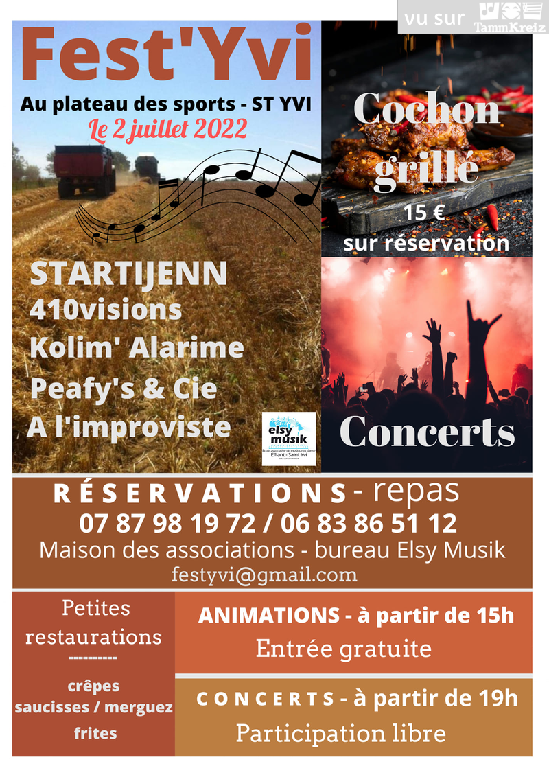 Concert à Saint-Yvi