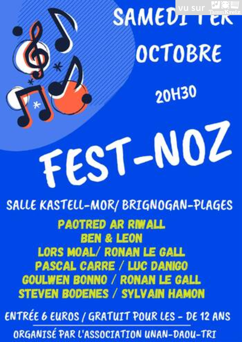 Fest Noz à Plounéour-Brignogan-Plages