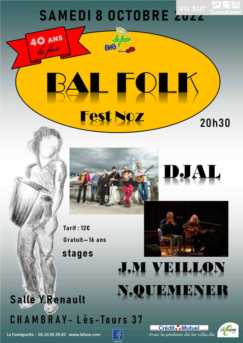 Fest-Noz/Bal folk à Chambray-lès-Tours