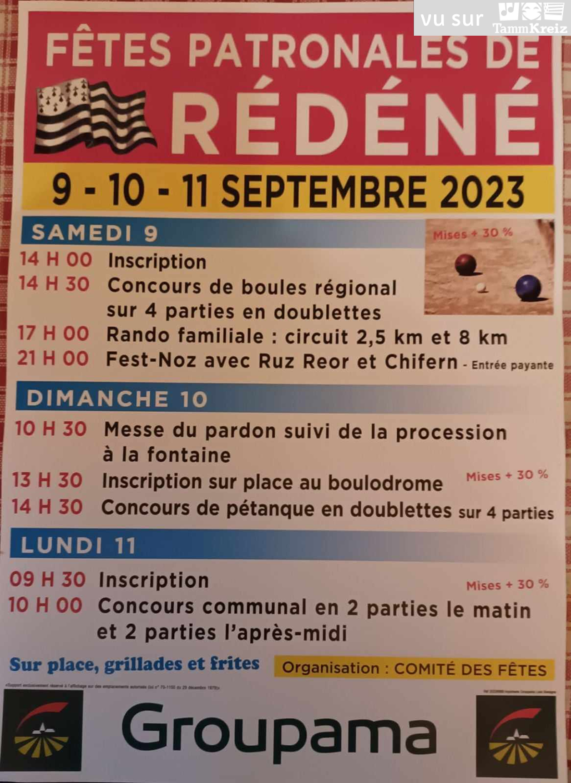 Fest Noz à Rédéné