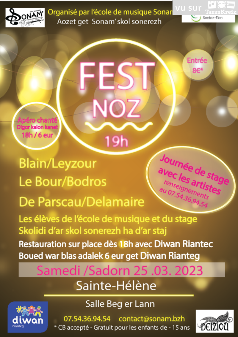 Fest Noz à Sainte-Hélène